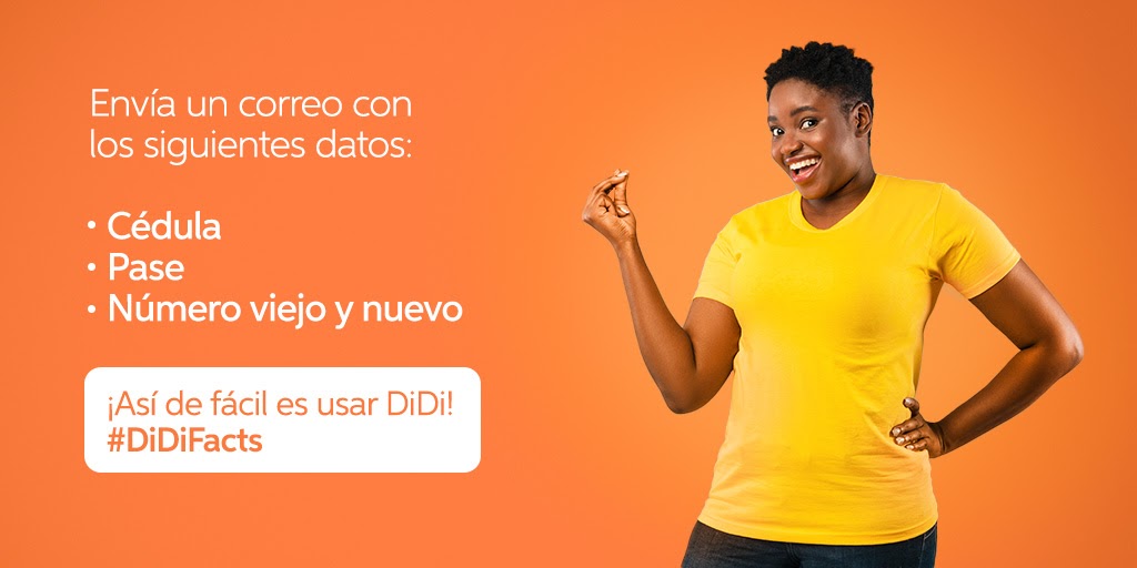 Actualizar tu número telefónico es así de fácil ¡En DiDi trabajamos por brindarte la mejor experiencia! #DiDiFacts #SocioConductor ✨