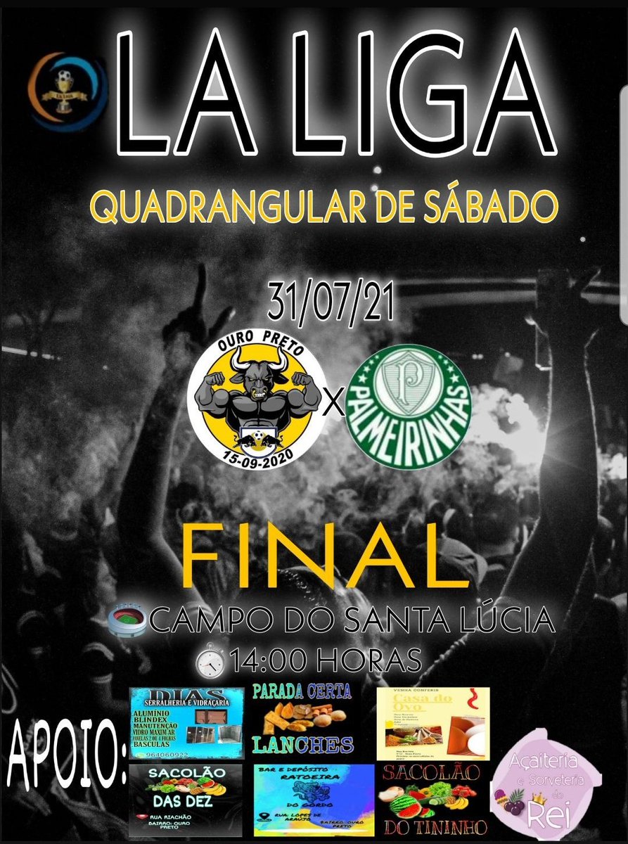 preto_fc's tweet photo. LEMBRANDO QUE NESSE SÁBADO, ENTRAMOS EM CAMPO PELA FINAL DO CAMPEONATO, DEPOIS DE MUITO ESFORÇO CHEGAMOS NO NOSSO OBJETIVO E VAMOS COM TUDO PRA CIMA DELES, PROMESSA DE UM GRANDE JOGO!!!🟡⚫

#EMBUSCADAMETA🟡⚫💪🏾
#FÉPROSCRIAS🟡⚫💪🏾
#AVANTEOUROPRETO🟡⚫💪🏾 https://t.co/pg9Slw34jx