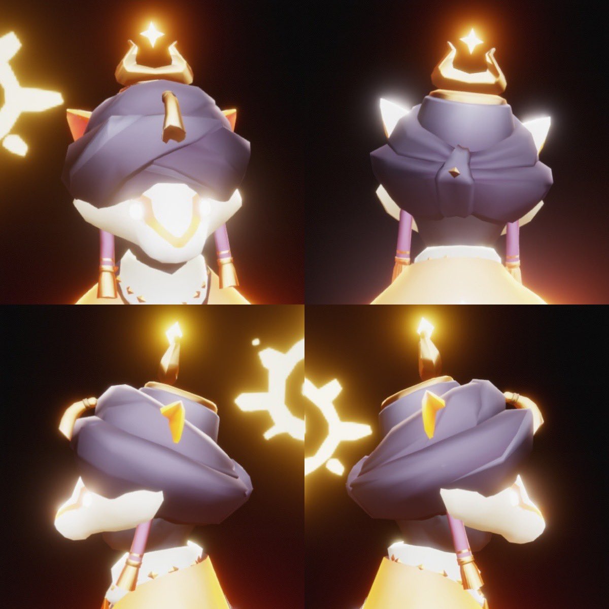 inabababa's tweet photo. 資料メモ用猫の商人、魔法のターバンうしろできゅってなってるのと留め具ついてるの今初めて知った… https://t.co/WIwOB3cs1n