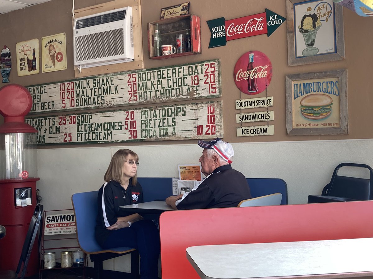 Look who we ran into at a local eatery before the return of <a href="/USACNation/">USAC Racing</a> last Thursday. <a href="/FastestHalfMile/">Winchester Speedway</a>. It was the grand <a href="/TomBigelow43/">Tom Bigelow</a>.