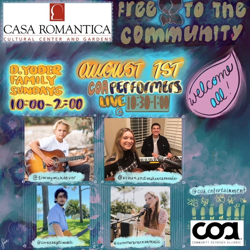 coasanclemente's tweet photo. Support local talent for FREE at @CasaRomanticaSC #music #entertainment #coastrong #musicismylife #bethechange https://t.co/tUDFw60lPs