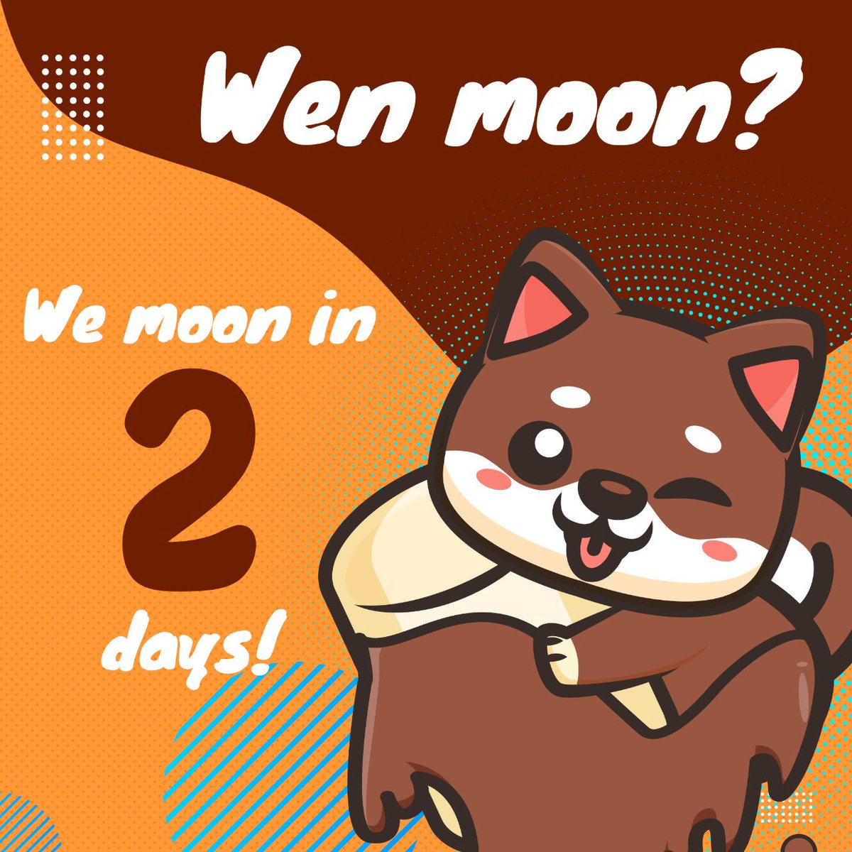 chocodogebsc's tweet photo. Only two days to go!
ยกSolo quedan dos dรญas!
Plus que deux jours !
ใใจ2ๆฅ๏ผ
Faltam apenas dois dias!
๐ฑ๐ฑ๐ฑ๐ฑ๐ฑ๐ฑ
$Cdoge #ChocoDoge https://t.co/9WvLZTzHlK