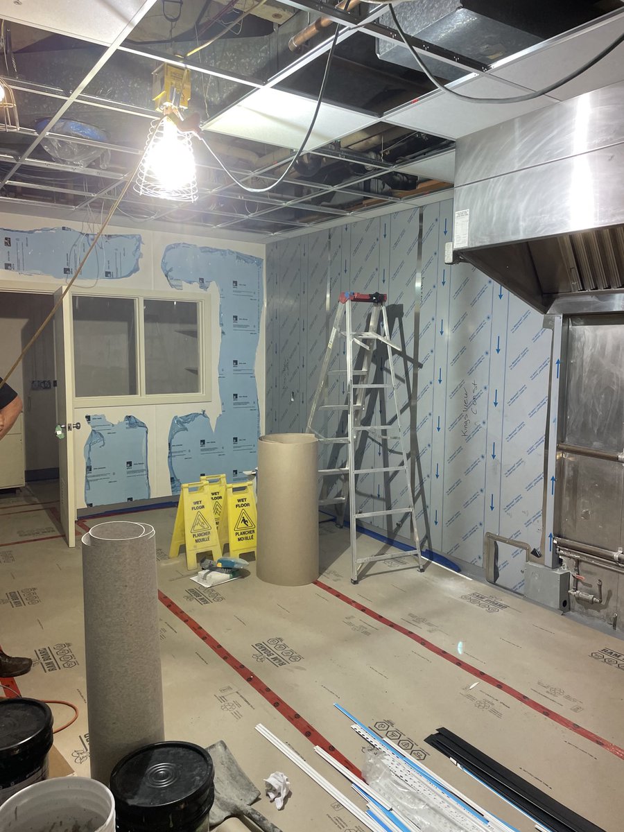 jbrownri's tweet photo. Health & Safety upgrades continue to go very well at @GovHouseBC - new chiller installed, drawing room nearly complete, & kitchen nearing finished too. Exceptionally conscientious work. Thanks MinFin, #CITZ & partners! https://t.co/5mDbpxfs8V