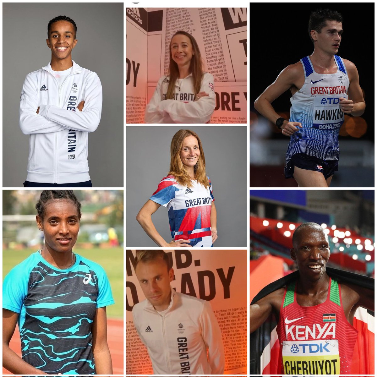 Wishing every success <a href="/Tokyo2020/">#Tokyo2020</a> to:

Daniel Rowden 🇬🇧 - 800m (31 July)
<a href="/tim_cheruiyot/">Timothy Cheruiyot</a> 🇰🇪 - 1500m (3 Aug)
<a href="/TGebreselama/">Tsigie Gebreselama</a> 🇪🇹 - 10,000m (7 Aug)
<a href="/davissteph26/">Diana</a> 🇬🇧 - Marathon (7 Aug)
<a href="/JessCoulson90/">Jessica Piasecki</a> 🇬🇧 - Marathon (7 Aug) 
<a href="/bdconnor/">BEN CONNOR</a> 🇬🇧 - Marathon (8 Aug)
<a href="/callhawk/">Callum Hawkins</a> 🇬🇧 - Marathon (8 Aug)