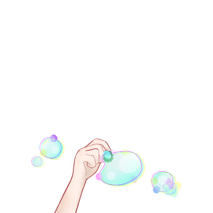シャボン玉のtwitterイラスト検索結果
