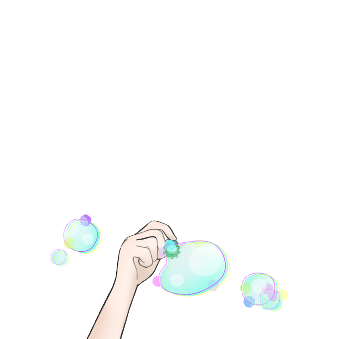 シャボン玉のtwitterイラスト検索結果