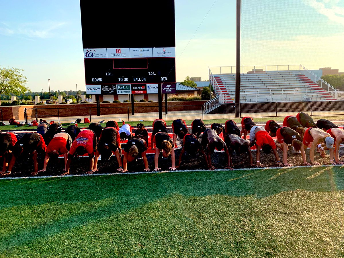 We worked in silence all Summer growing as a team and as individuals.  Lots of heavy weight moved, lots of sprints run (and rerun), and lots of lessons learned.  Time to put the Summer in the books and  apply pressure to Friday Nights.  We are coming different this year. #Family