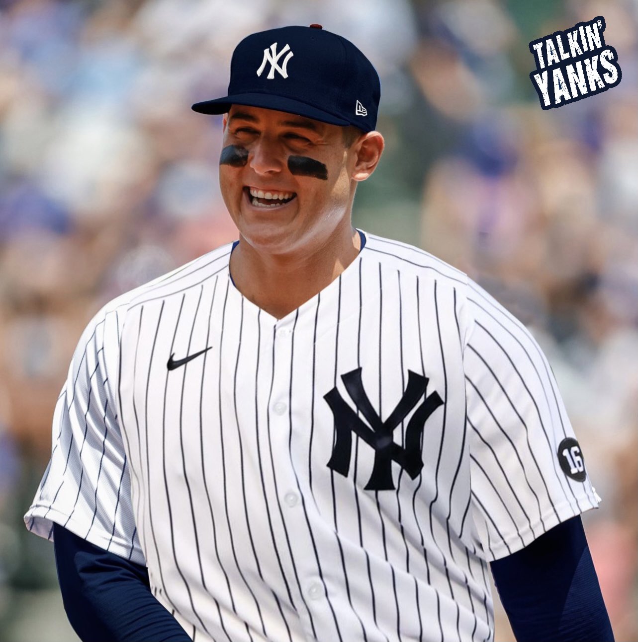 rizzo in yankees uniform