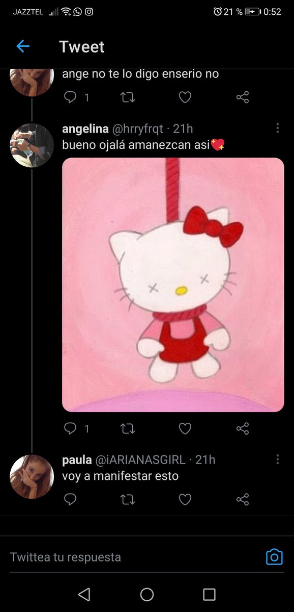 ainhoaml_'s tweet photo. muchas gracias por incitar a que nos mat3mos esque tienes que caer tan bajo para insular con estas cosas pero bueno será que te esta afectando que solo te hablen 4 gatos de Twitter es lo que tiene tratar durante meses mal a tus amigas y luego te vas haciendo la victima guapa https://t.co/DGIm849Cq1