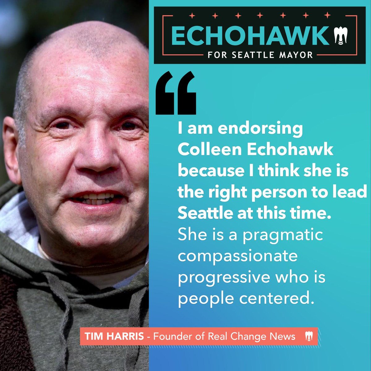 Colleen Echohawk for Seattle Mayor tweet media
