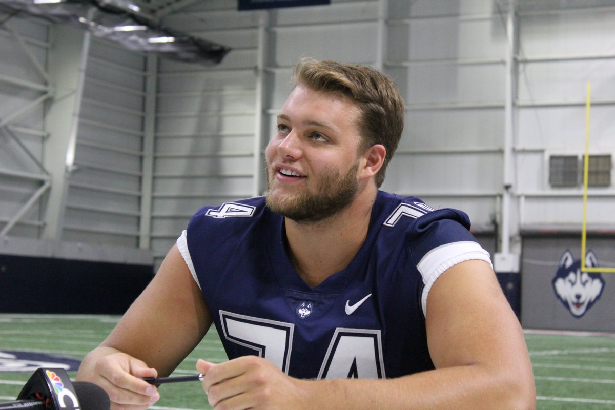 UConnSN's tweet photo. SCENES FROM MEDIA DAY
#UConnFootball #ReturnToFootball https://t.co/950ykMAN4C