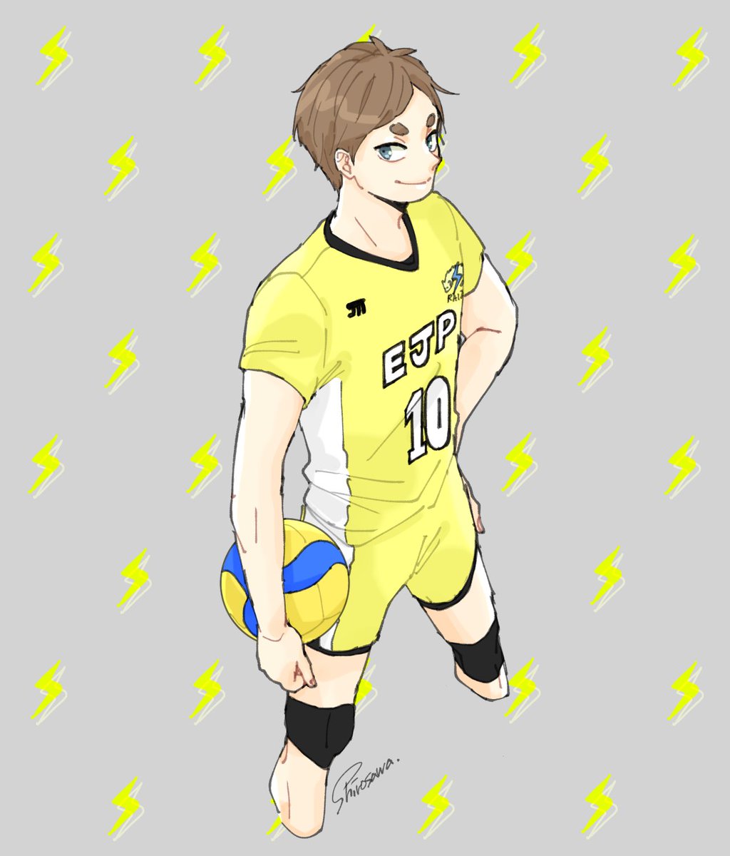 「【HQ/古森】🏐🎊🎂🎉🏐
#古森元也誕生祭2021
#古森元也生誕祭2」|白澤(しろさわ)のイラスト