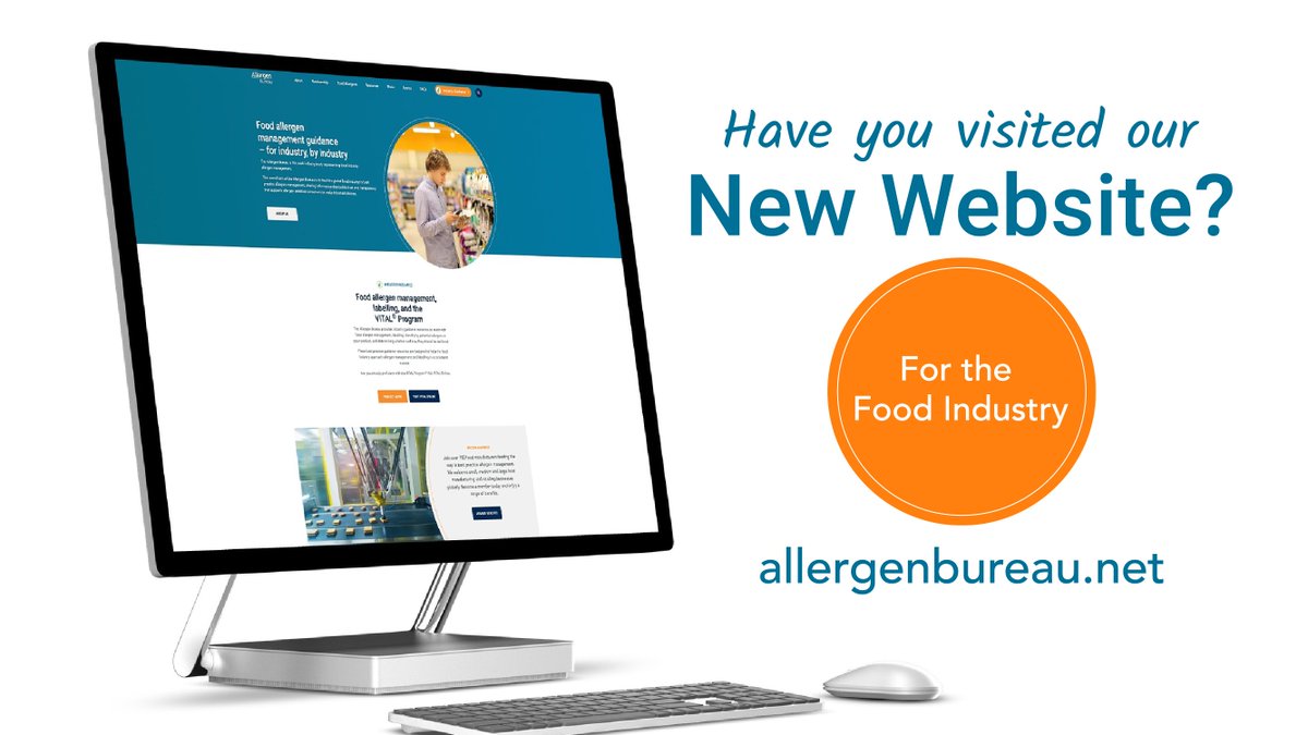 AllergenBureau's tweet photo. Have you visited our new website?

Containing a wealth of relevant information &amp; resources to the food industry including industry guidance, FAQ's, helpline, news &amp; events, it is your go to resource for best practice food allergen management. 

https://t.co/SOmKlPW2aP https://t.co/W5gHUw6HyG