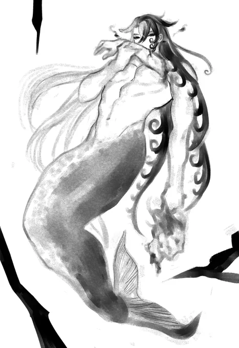 こわい人魚(⚠ちょっとグロ) 