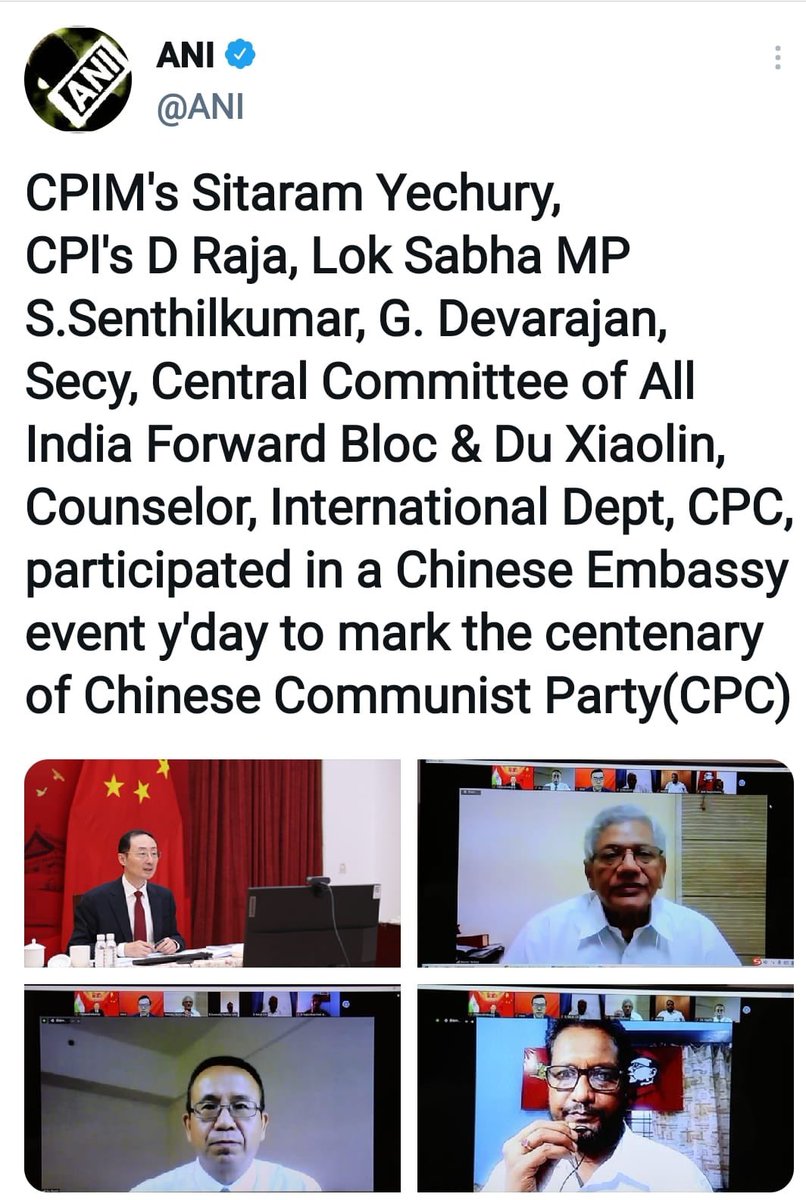 baburajgpanicke's tweet photo. @SitaramYechury 100% required for traitors like u. Eating in india and faithful to China India’s no1 enemy. What else u expect https://t.co/NdtdFq7HQ3