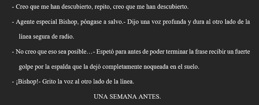 GhostSirc's tweet photo. Y así es como empieza el nuevo #Fanfic de #Marina
No sé si os gustará pero a mi me está encantando escribirlo pues a pesar de casi no tener tiempo aprovecho cualquier momento para avanzar.
Podéis dejar vuestras opiniones.... #Wattpad #Station19 #NuevoFanfic https://t.co/gFEOPuvw05