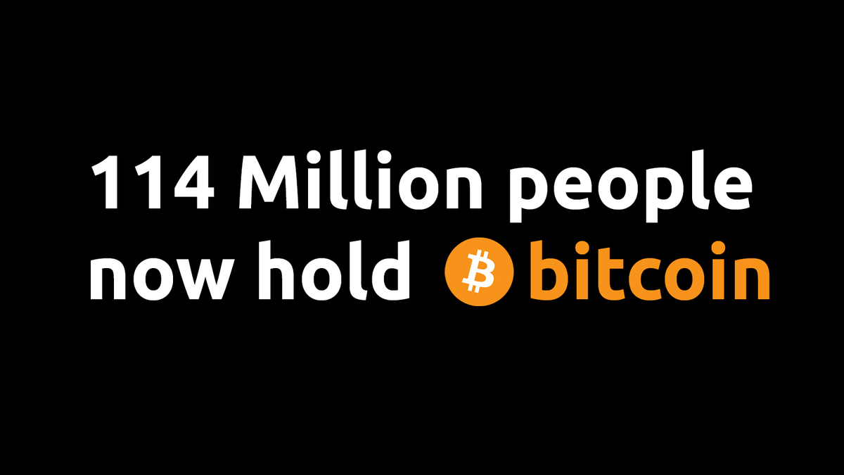 DocumentingBTC's tweet image. #Bitcoin now has the same amount of users as the Internet did in 1997, and growing at a much faster pace.