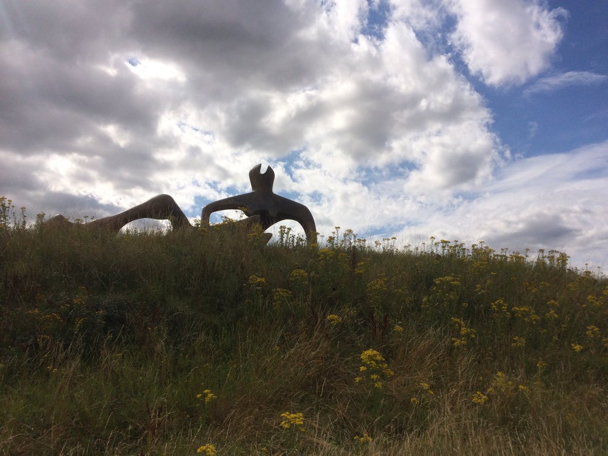AKingLondon's tweet photo. Thanks @henrymooresg for a lovely day and being such generous hosts. Hope to follow up with more ideas around #stridingman @TCSDulwich https://t.co/pdNCuHkPLQ