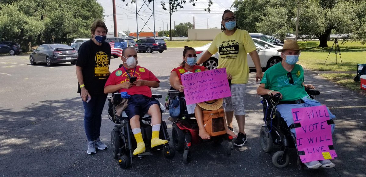 txadapt's tweet image. .@txadapt at day 1 of #PoorPeoplesCampaign #MarchForDemocracy marching from Georgetown with @RevDrBarber @RevJJackson @BetoORourke