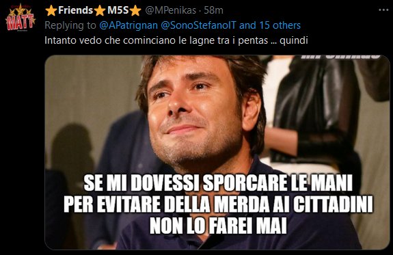 LadyPresstitute's tweet photo. Se solo #Meloni avesse avuto un SMM come me, quando sostenne la macelleria sociale del #GovernoMonti, gli avrei detto io cosa rispondere!

"Mi sono #sacrificatah per voi! E chi sta all'opposizione non vuole sporcarsi le mani di #merdah!1!1!1!".

#LaForneroHaFattoAncheCoseBuone https://t.co/uCEOP4Ek4w