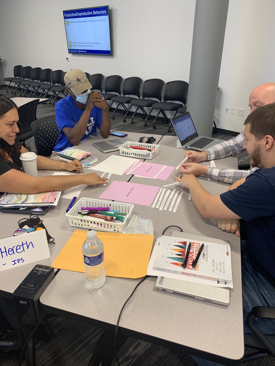 MsHereth's tweet photo. I really enjoyed getting to explore #ProductiveStruggle with my @Harshman_MMS coworkers and @MrsBruning and @mathwithmscox! #INspiredMATH https://t.co/4T6yphqQYQ