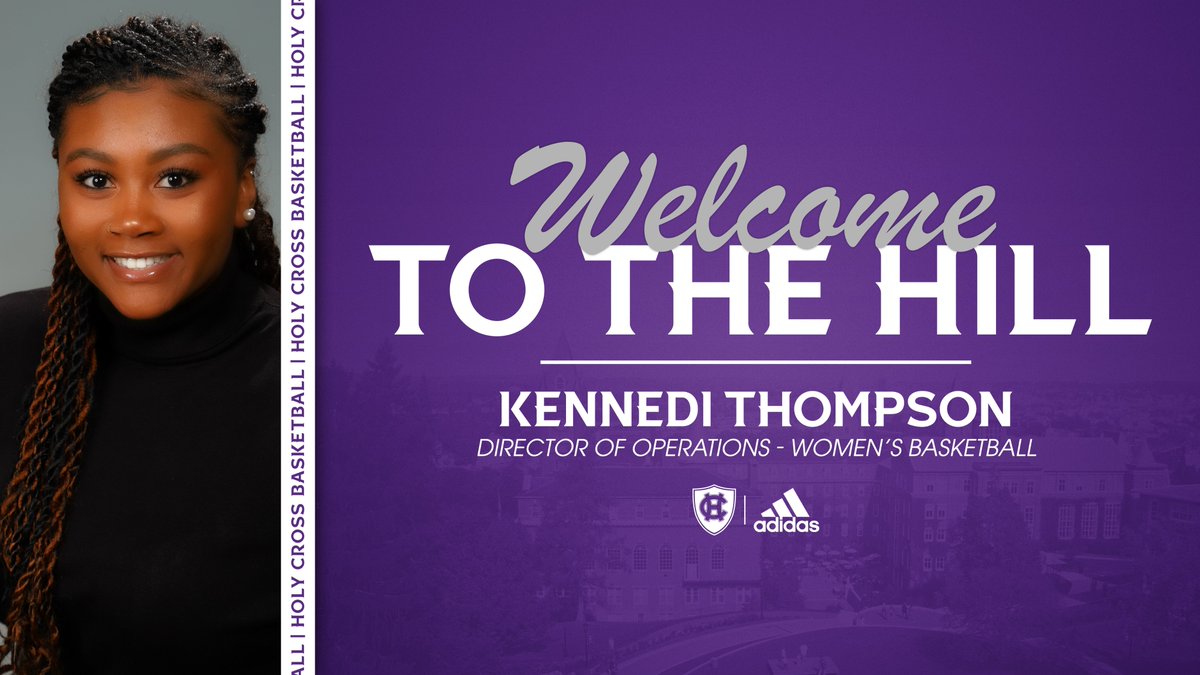 HCrossWBB's tweet photo. Thrilled to welcome @_KThomp to the family as our new director of operations!
https://t.co/8GIPN3gbEe
#GoCrossGo https://t.co/DuRLBQmZYY