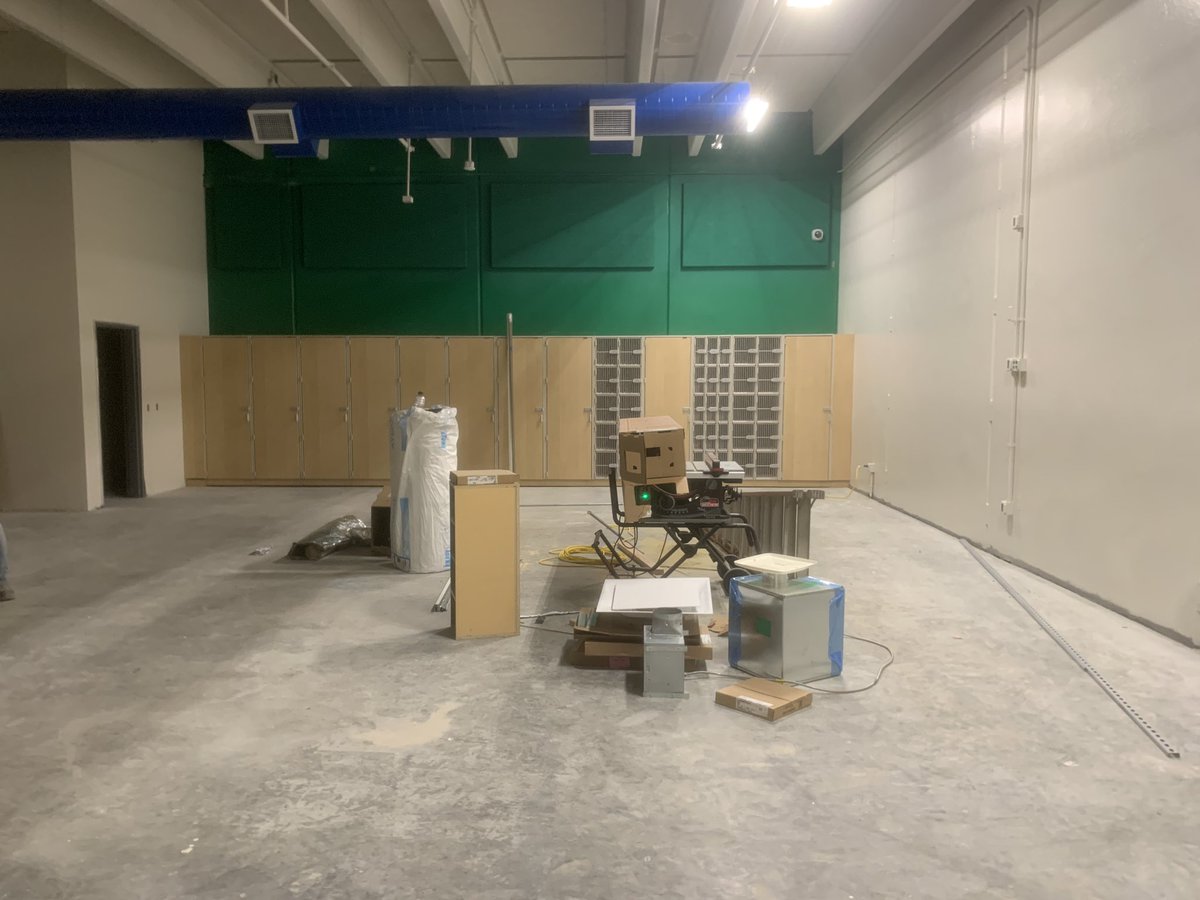 Gateway6NKC's tweet photo. Making great progress on the Gateway expansion. Larger cafe, new gym, new corridor, new nurse area, 4 new classrooms and new orchestra and band areas. @McCownGordon it has been a pleasure partnering with you to make such a great new space for our students. https://t.co/EPIZmMdf4o