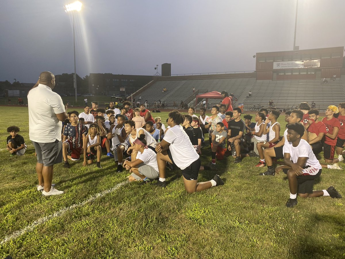 Thank you to all campers, families &amp; coaches for participating in our McCaskey Youth Football Camp. Special thank you to alum Niquan Lee for speaking with campers to close the camp. It was great seeing Jr. Tornado, Middle School &amp; High School levels all working together. 
1🔴🌪
