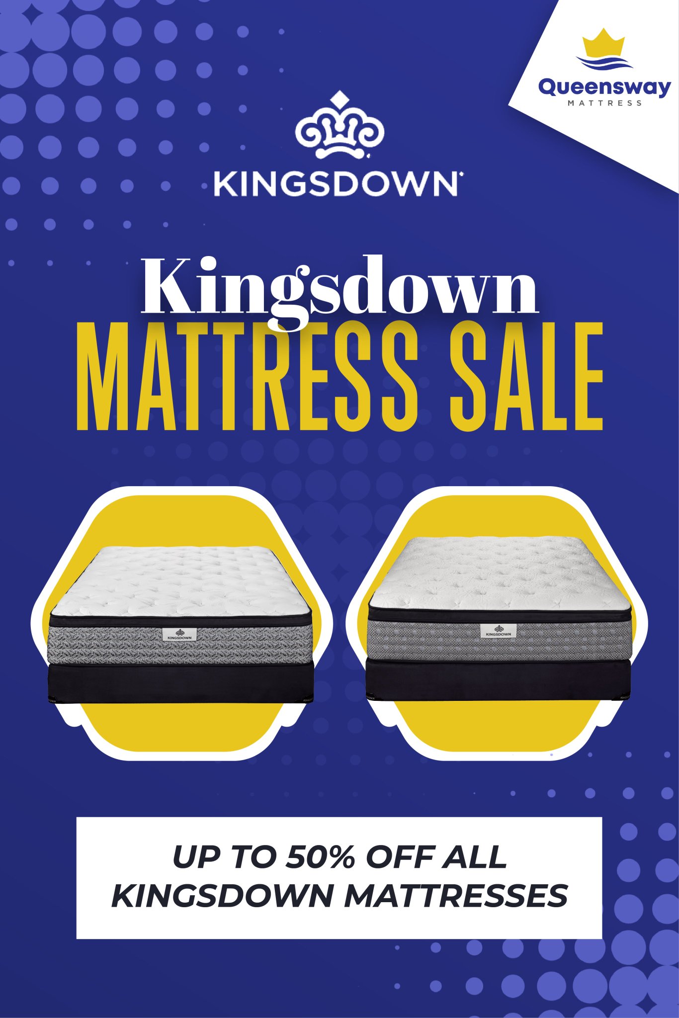Queensway Mattress on Twitter "Kingsdown mattress sale on now at
