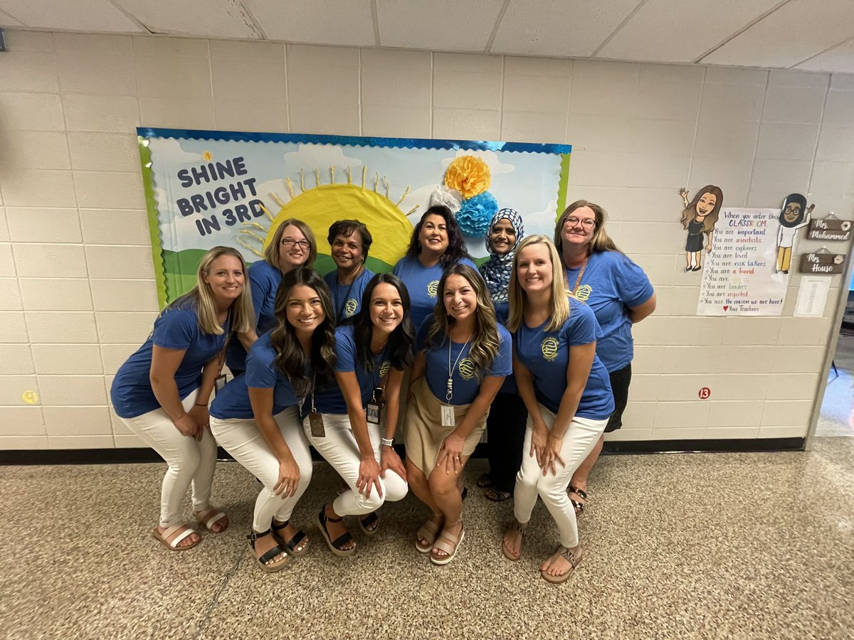 3rd grade teachers can’t wait to meet our new students!!! <a href="/Eagles_BSI/">Big Shanty Intermediate</a> #ShineOn #3rdGradeRocks