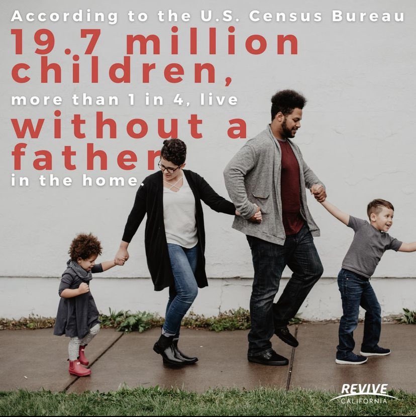 ReviveCal's tweet photo. #Fatherlessness is a real #issue. Statistically speaking, we are living in the most #fatherless generation. 40% of the births taking place today are to a single parent. ⠀ https://t.co/BAmyAHEk33