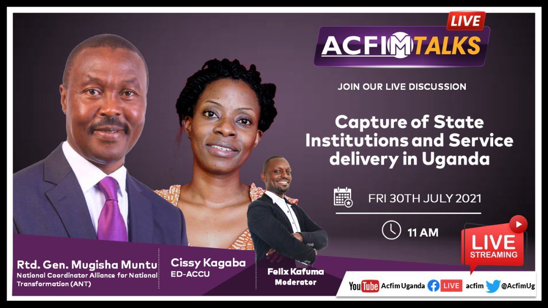 AhurraIvan's tweet image. A panel of Quick-witted, whip-smart, honest Lady and gentlemen with an unmatched record of devotion to institutional building is what #ACFIMtalks presents. A must watch. @mugishamuntu @AcfimUg @cckagaba @nbstv @ntvuganda @HEBobiwine @FDCOfficial1 @kizzabesigye1 @WinnieKiiza