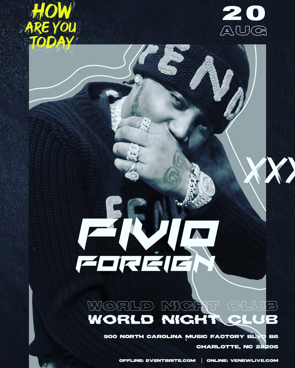 totomy15's tweet photo. @yglobalmusic 
𝗛𝗢𝗪 𝗔𝗥𝗘 𝗬𝗢𝗨 𝗧𝗢𝗗𝗔𝗬
〰️online live streaming〰️

Prepare to get LIT 🔥
Date : August 20, 2021 (ET)

Line up
🔆Fivio Foreign
🔆Rowdy Rebel

Ticketing site : https://t.co/1IB8OLnIOQ
Streaming site @Venew_Live https://t.co/ulD9dhUhCQ https://t.co/mBj6PiE0JG