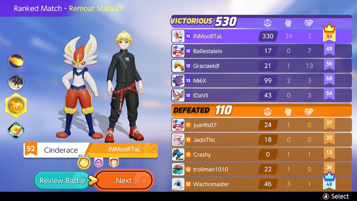 BermejoCG's tweet photo. Nuevo record personal de kills en ranked #PokemonUNITE https://t.co/pwdYmhZolp