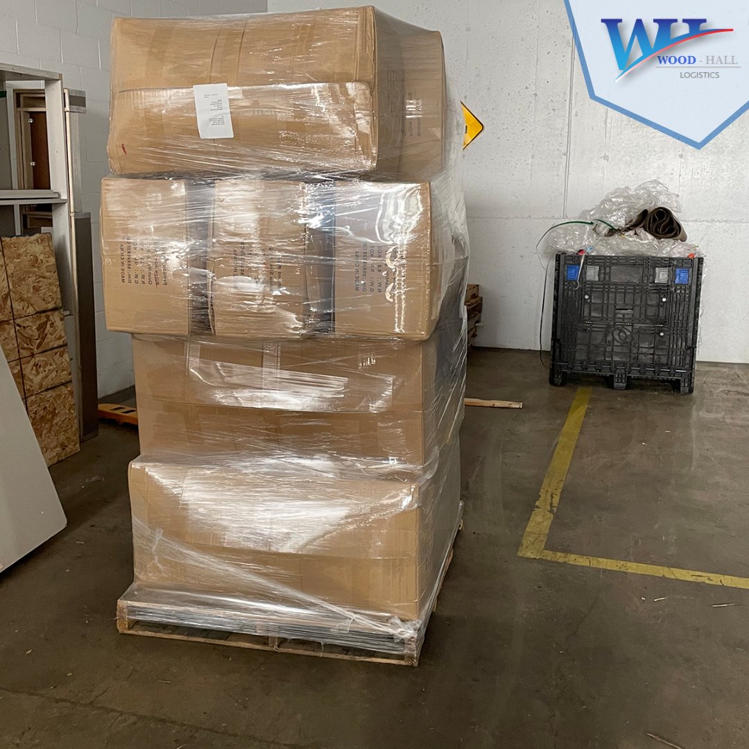 A little behind the scenes in our warehouse! Our vans are supported by a great team of drivers and are an excellent option when shipping up to 3 skids. Check out wood-hall.com to learn more!