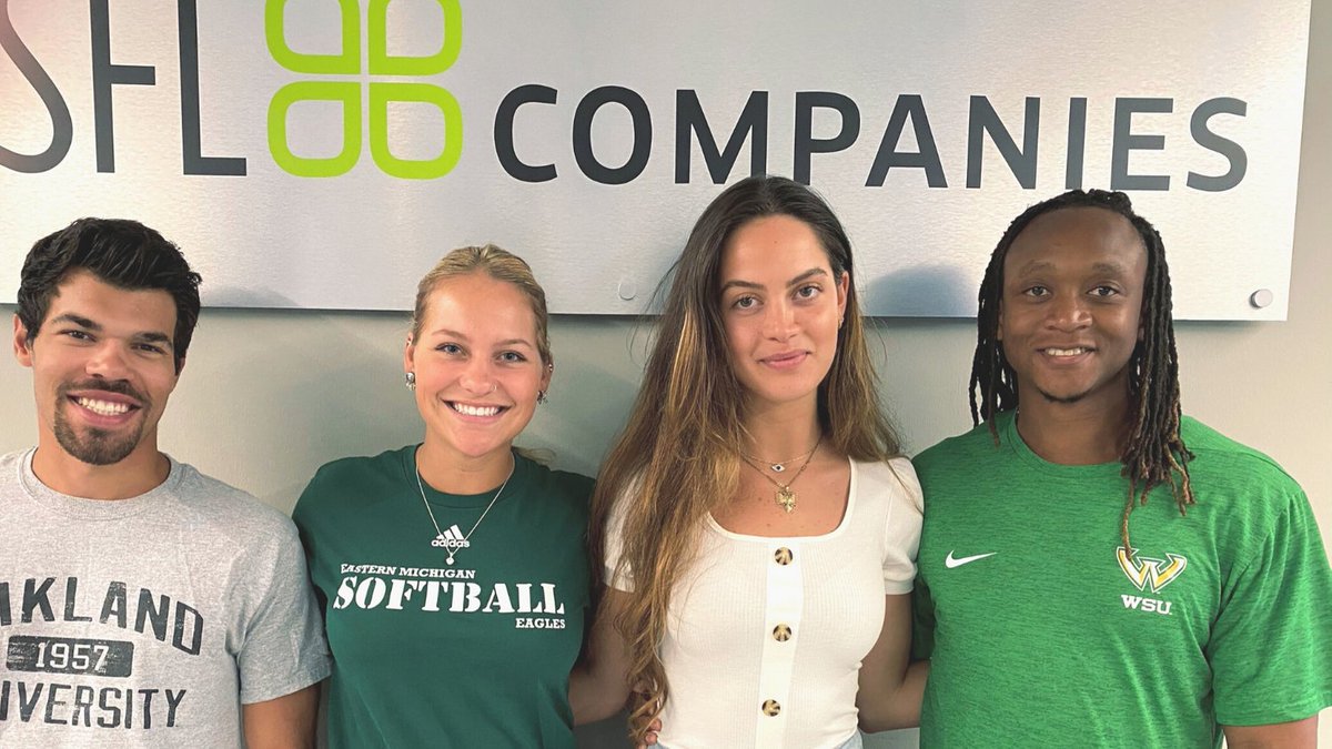 SFLCompanies's tweet photo. Our interns are a very important piece to our work culture. 
We strive to teach, involve and mentor our interns about the ins and outs of supply chain and customer service. 

Happy Intern day to Alex, Sophia, Frieda and Taylor!
#theSFLway https://t.co/jtJtG8JJ5F