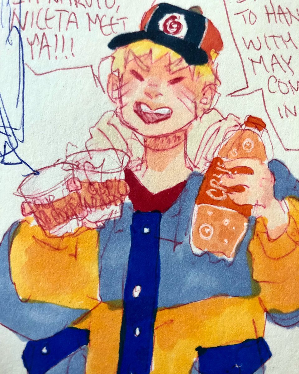 Sodiiart's tweet photo. Naruto is a sweet boy who is going to befriend Gaara whether he likes it or not #themossproject #naruto #au #art #doodle https://t.co/nWAw8WYm0m