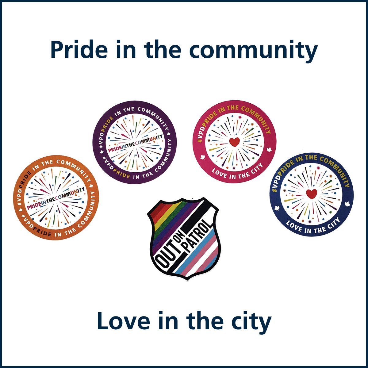 Join <a href="/VPDDiversity/">VPD Diversity, Community & Indigenous Relations</a> and <a href="/OutOnPatrol/">Out On Patrol🏳️‍🌈🚓</a> at English Bay this afternoon from 12 - 2 p.m. to celebrate #PrideWeek! Come say 👋 – they’ll be in front of the #BoathouseBC! #TeamVPD #Diversity #2SLGBTQ+