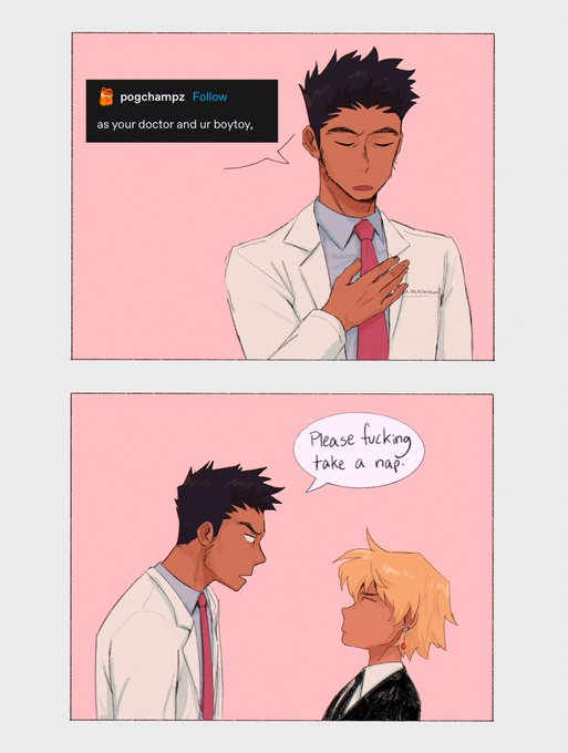 loving medical advice <3 #hxh #leopika 