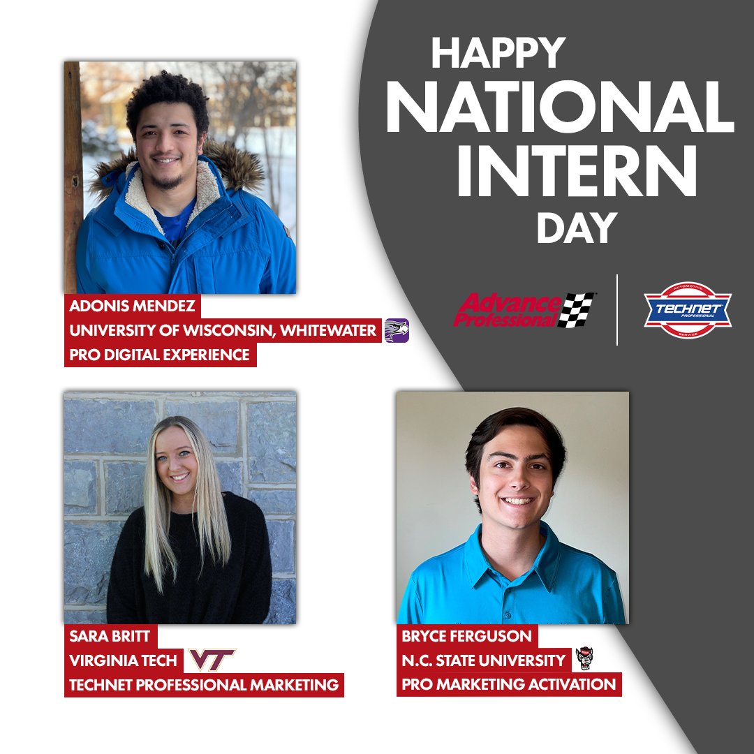 AdvanceAutoPro's tweet image. Shoutout to our interns on #NationalInternDay who have spent this summer with us at Advance Professional and TechNet Professional! These individuals have spent the last 10 weeks with us and have excelled in their roles by completing various projects &amp;amp; providing valuable insight.