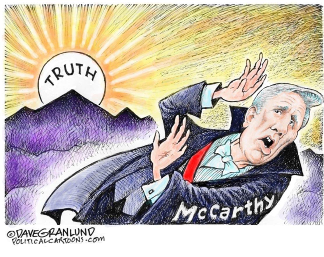 mccarthyscow's tweet image. McQarthy is a lying shitbag.  #McCarthyMustGo