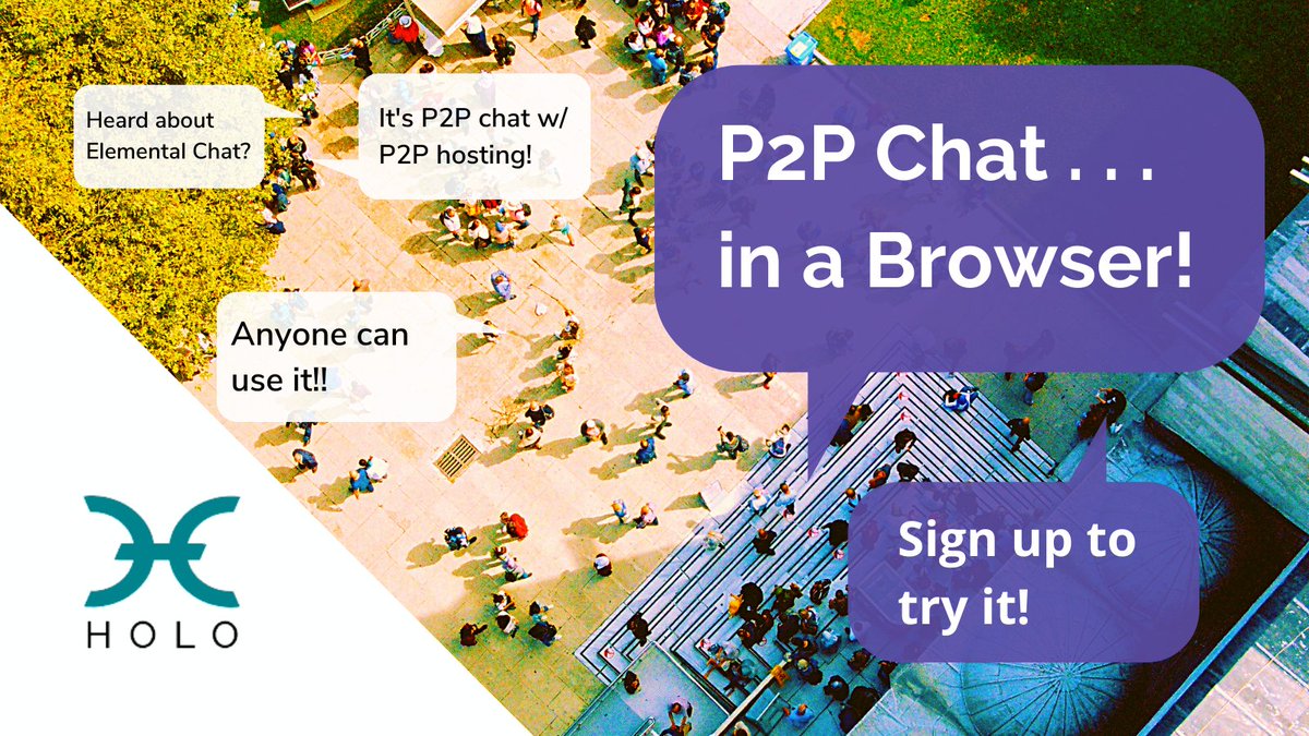 We're celebrating 200+ peers successfully messaging on Elemental Chat real-time. This is the end-to-end infrastructure of a P2P Holochain application being hosted by the P2P Holo hosting network!

Read the full story: ow.ly/gYwn50FGzqp