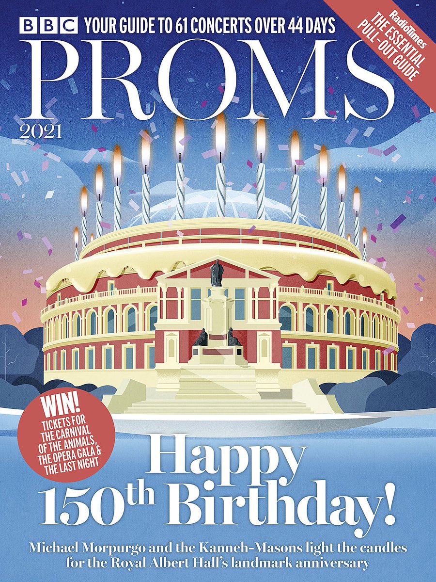 PatrickMulkern's tweet photo. In our latest issue, RT’s Complete Guide to the #BBCProms. Delighted to have put this together with contributions from @thekatiederham @PetrocTrelawny @thekannehmasons Josie d’Arby, Michael Morpurgo and a gorgeous cover by Andrew Lyons @kerinjo @RadioTimes @bbcproms https://t.co/Ln5T1ub7dS