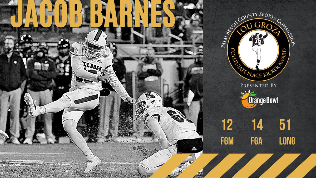 🚨 Only 30 days until college football is back! 🚨

Over the next month, we'll be highlighting the 30 kickers on our preseason watch list. 

First up, <a href="/LATechFB/">LA Tech Football 🏈</a>'s Jacob Barnes! Barnes looks to build on a strong 2020 season that saw him become a Lou Groza Award semifinalist.