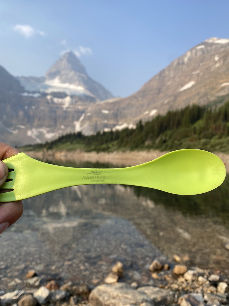 Sunday mornings breakfast was made possible thanks to <a href="/AlbertaPulse/">AB Pulse Growers</a> spork