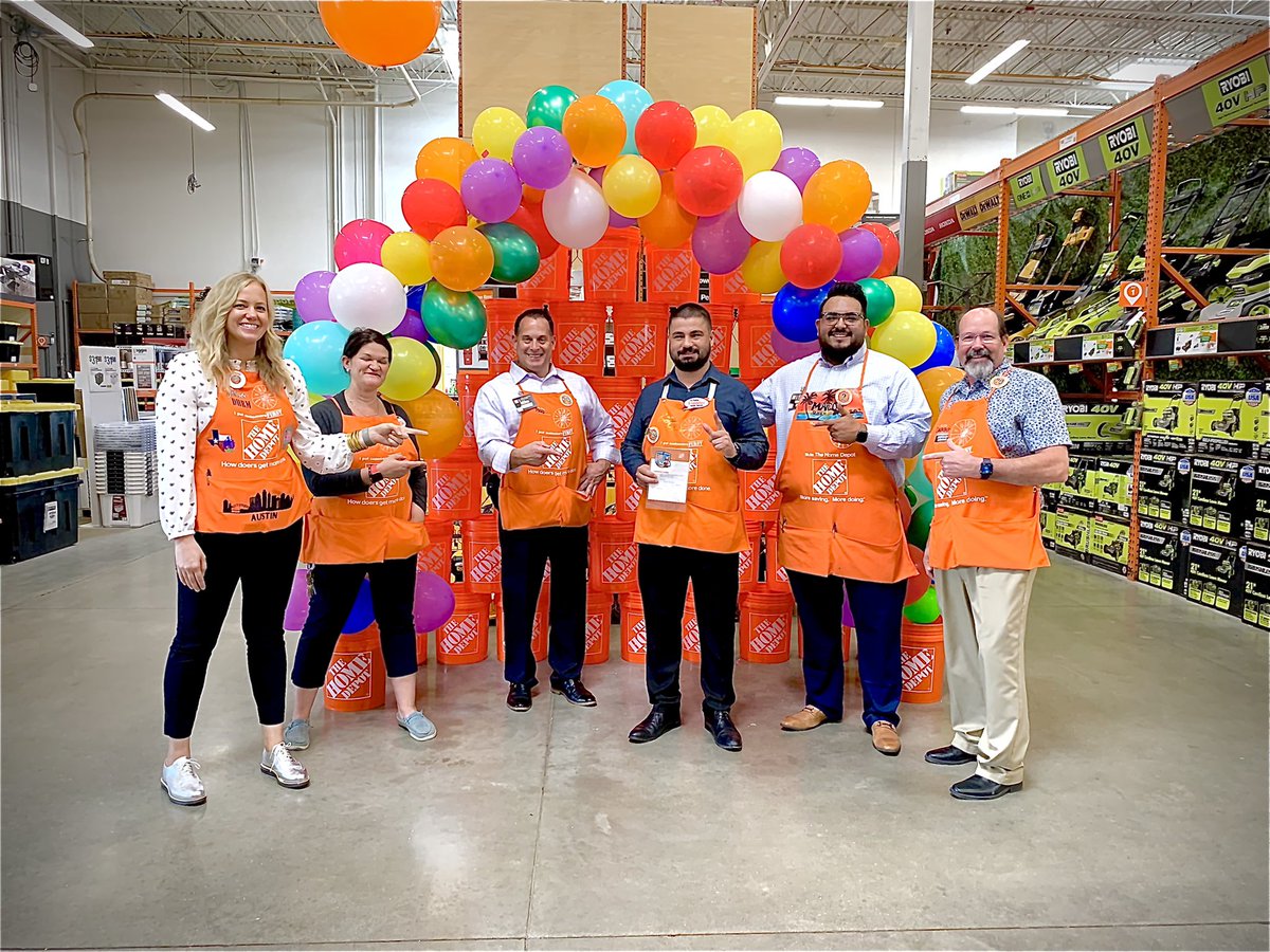 It’s a great day to have a great day.  Congratulations Emerio on hosting an awesome business walk today! #homedepot #culture #people #SanAntonio #orange