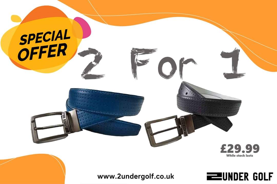 2underGolf's tweet photo. ***Just dropped on our website***

Get 2 of our #2Under CLR Reversible Leather Belts for the price of 1
Why not pick up a Blue Belt and a Grey belt today with this great offer.
Visit ↘️ https://t.co/j1fGsrbBLW

While Stocks Last.

#2undergolf #thehomeofgolf #standrewsgolf  #golf https://t.co/zsxH4APwbr