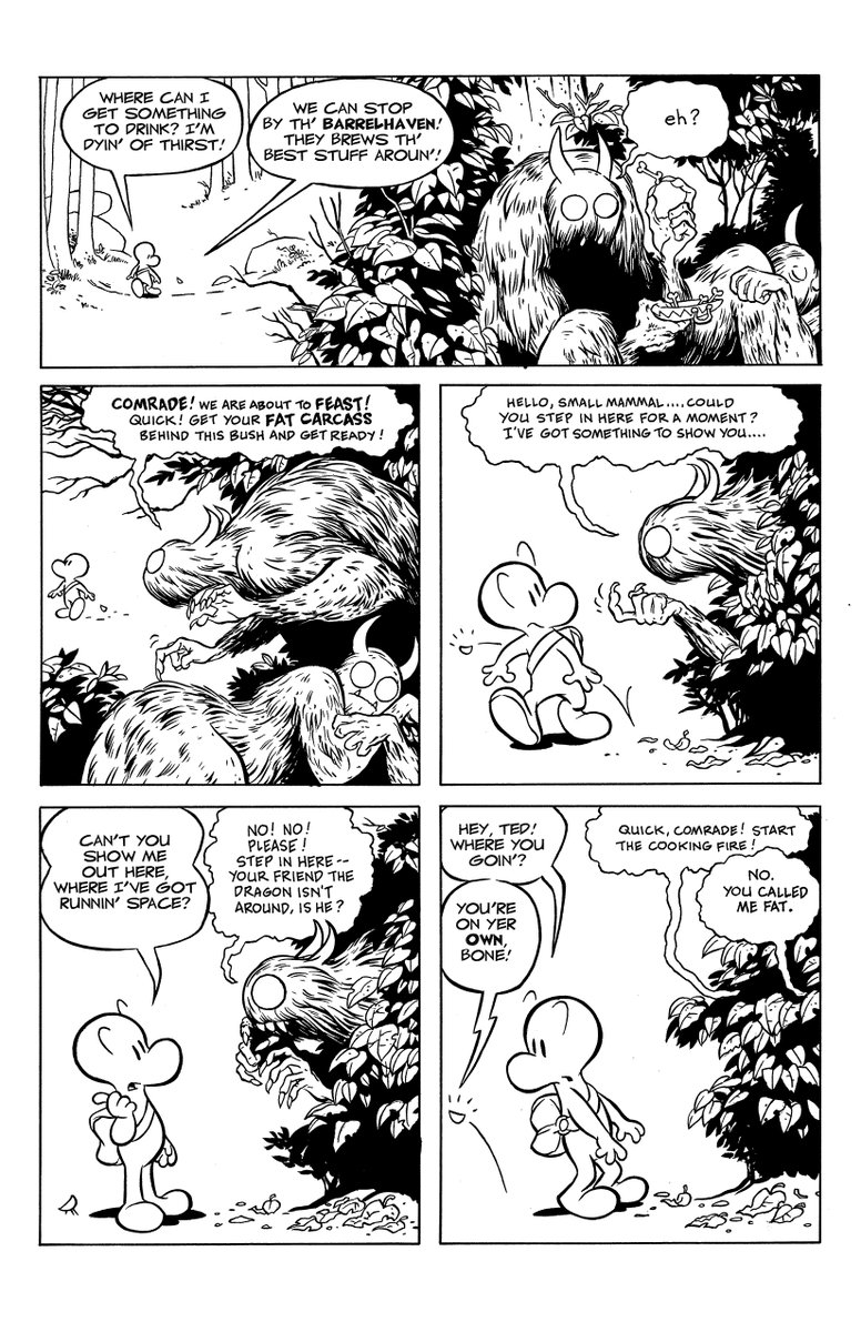 RandomJeffSmith's tweet image. 30 years ago! BONE #1 HAPPY BIRTHDAY!!! Part Six #RandomBone #RandomJeffSmith #RandomRASL #RandomTuki