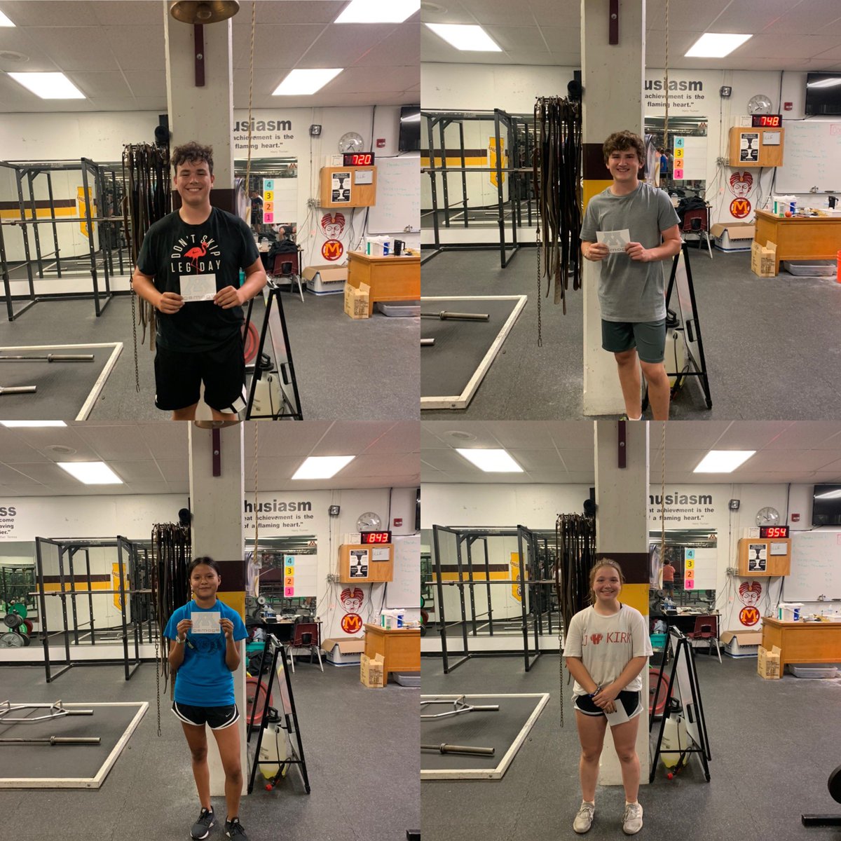 MagiMuscle's tweet photo. Magi Muscle Lifters of the Week ใฝ๏ธ๐ช๐ป
6:30 Group: Jack Austin & Teagan Nicholes
7:30 Group: Takola OwnsPipe
8:30 Group: Ameri Van Pelt
9:30 Group: Aiden Small & Victoria Llamas
10:30 Group: AIjay Gourneau & Logan Dixon
#MagiMuscle #GoMagi https://t.co/wG2gKjebqu