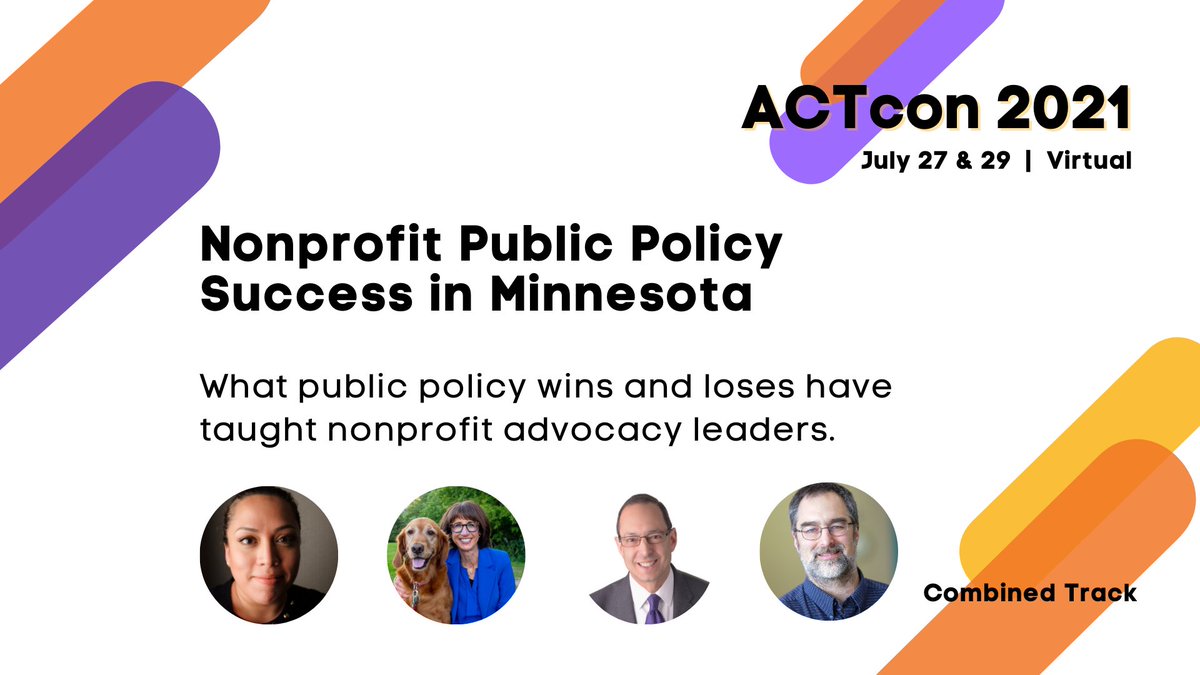 MNnonprofits's tweet photo. Our last Breakout Session of #ACTcon21 is beginning now๐ฎ๐ฅ Choose from:
- Everyday Tech Innovations: Stories and Best Practices
- Becoming an Equity-Centered Communicator
- Nonprofit Public Policy Success in Minnesota: Case Studies https://t.co/oOiyBZIqzY